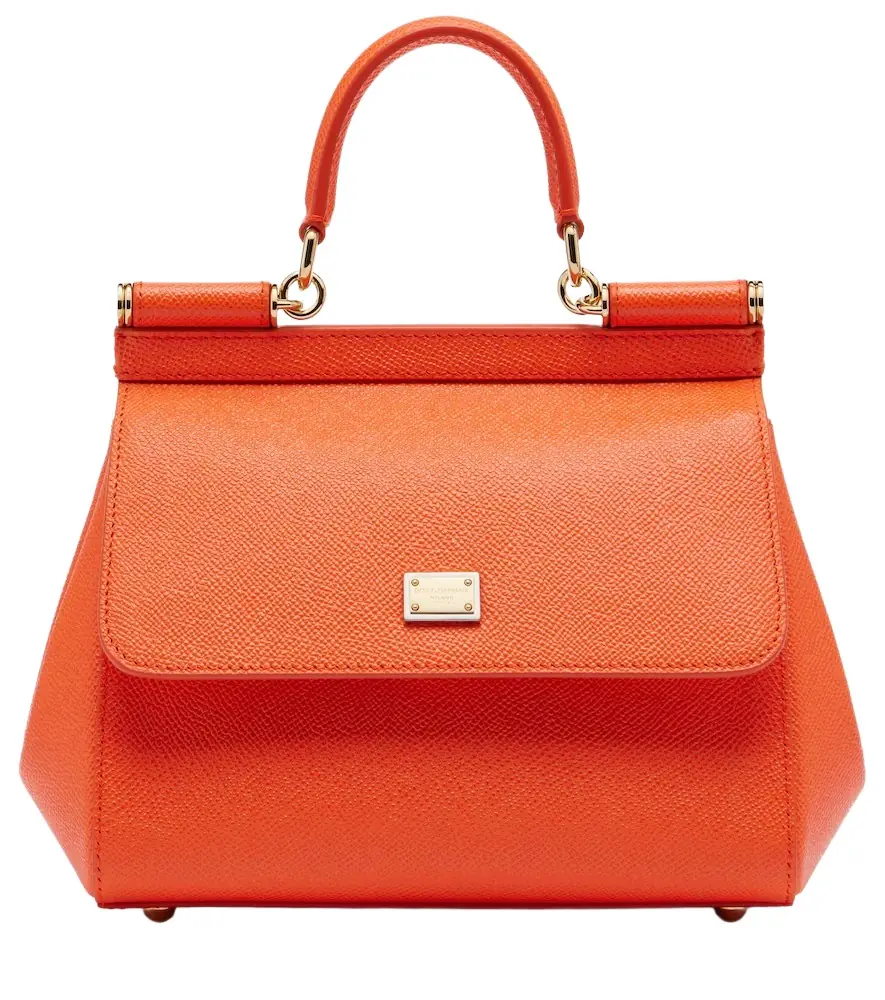 Dolce & Gabbana Sicily Small leather top-handle bag