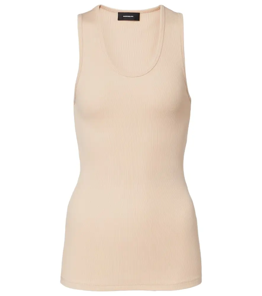 Wardrobe.NYC Wardrobe. NYC Ribbed-knit cotton tank top