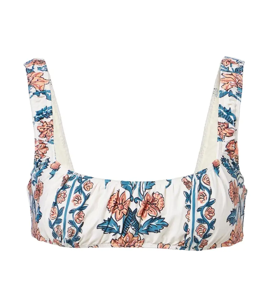 Montce Zoe floral bikini top