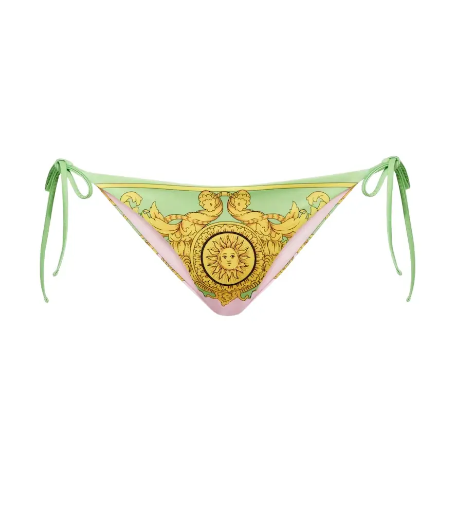 Versace Printed bikini bottoms