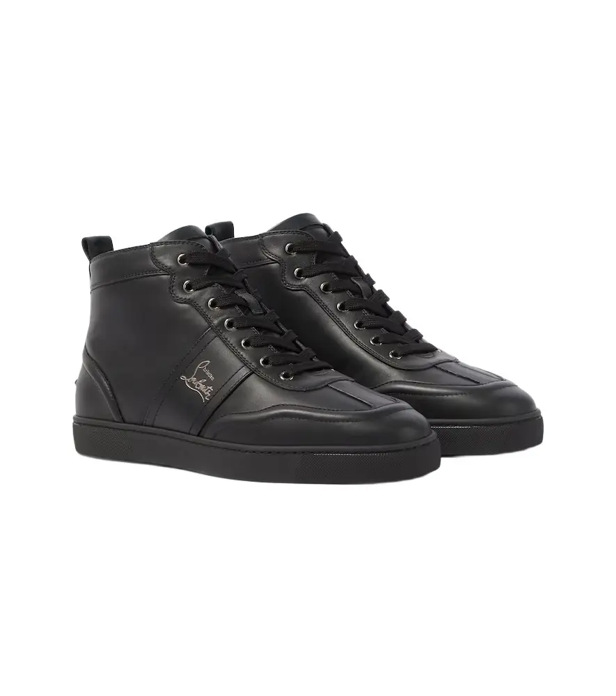 Christian Louboutin Retero leather high-top sneakers