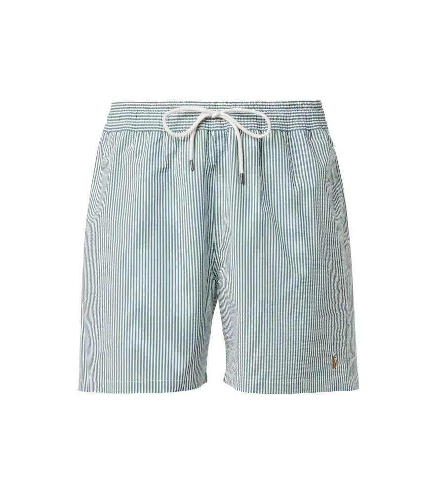 Polo Ralph Lauren Traveler striped seersucker swim trunks
