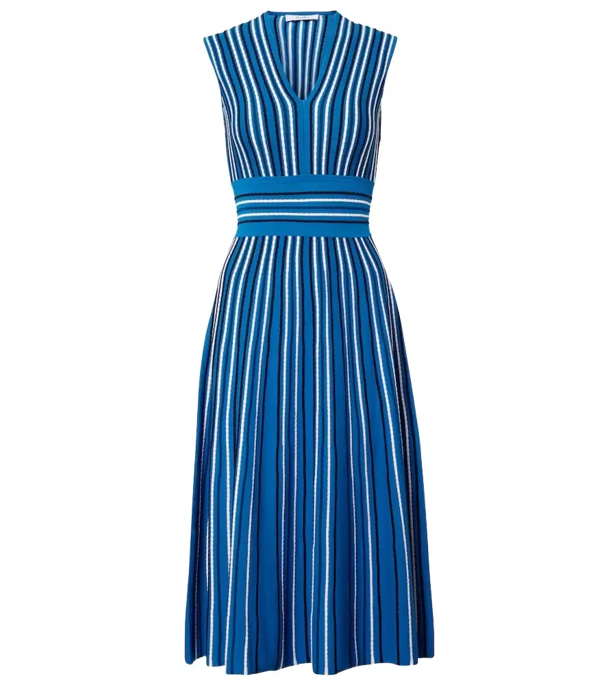 Max Mara Striped knitted midi dress - Women's Clothing