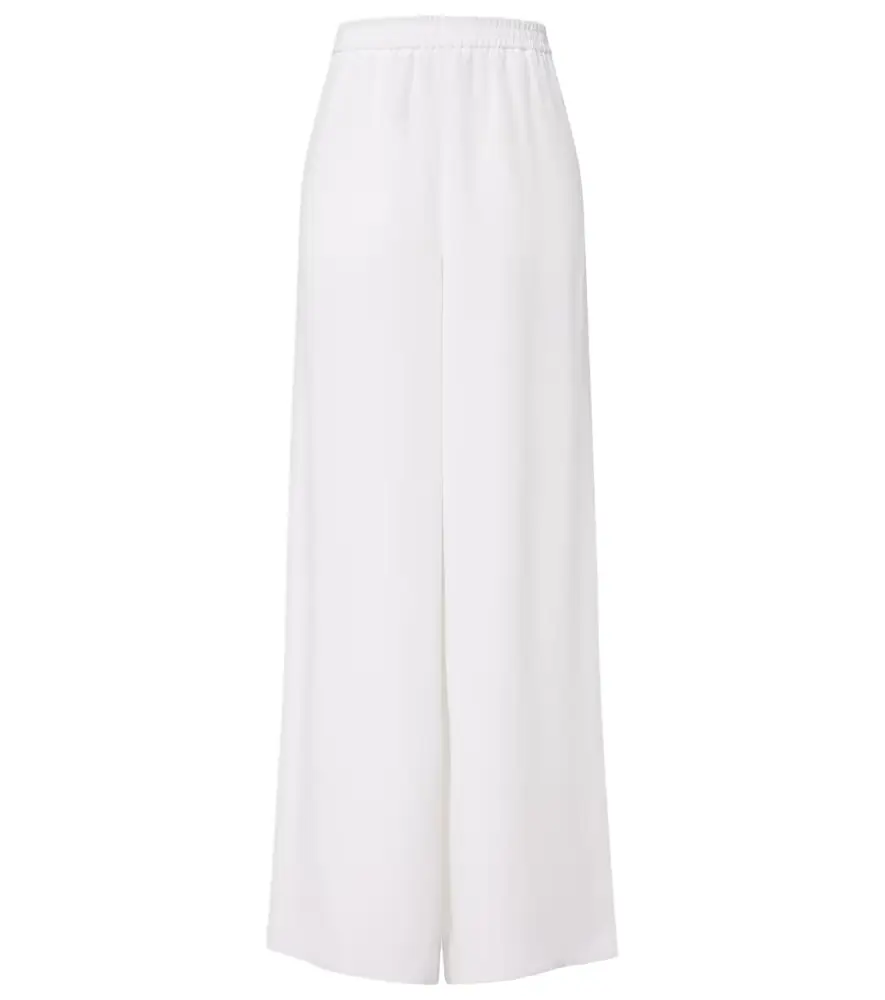 Max Mara Silk crêpe de chine wide-leg pants