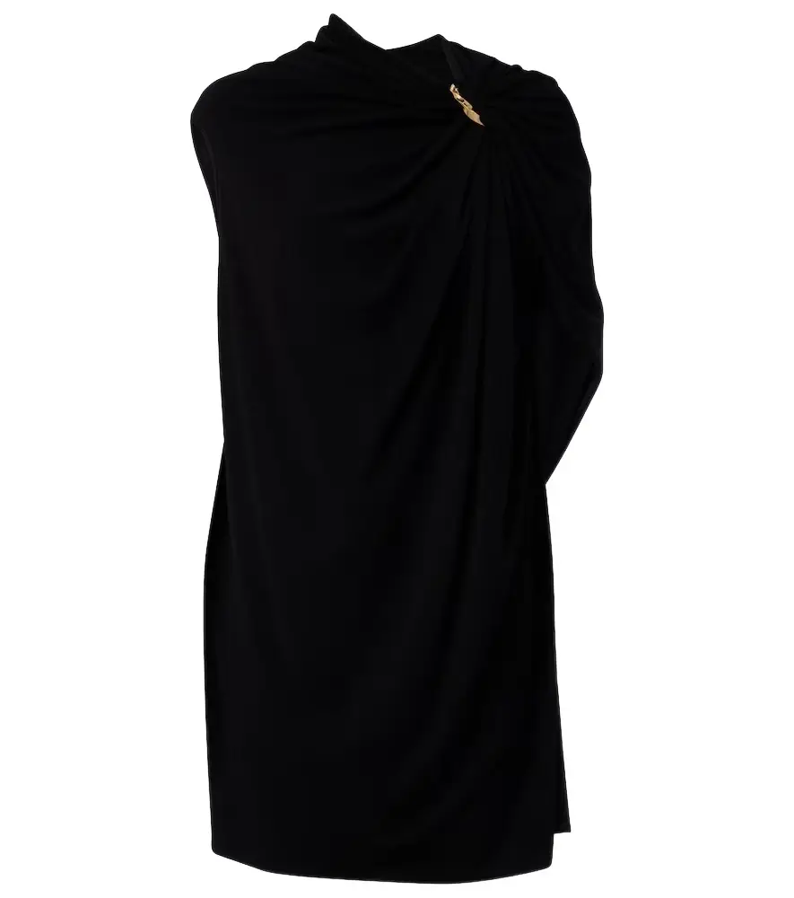 Sportmax Draped crêpe minidress