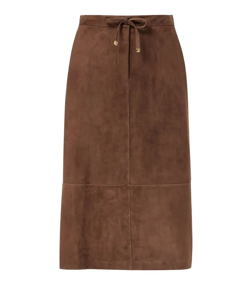 'S Max Mara Suede midi skirt