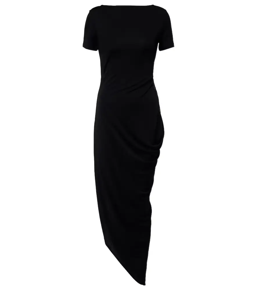 Jacquemus Sole cutout jersey midi dress