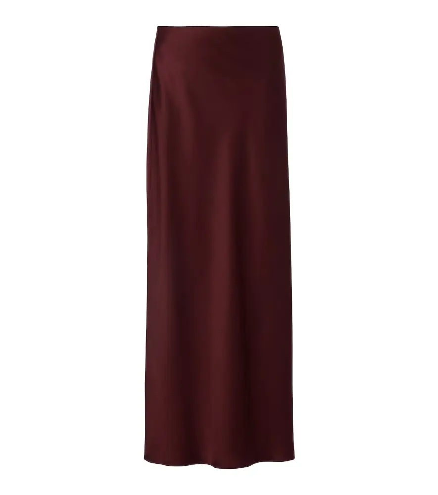 Brunello Cucinelli Satin maxi skirt