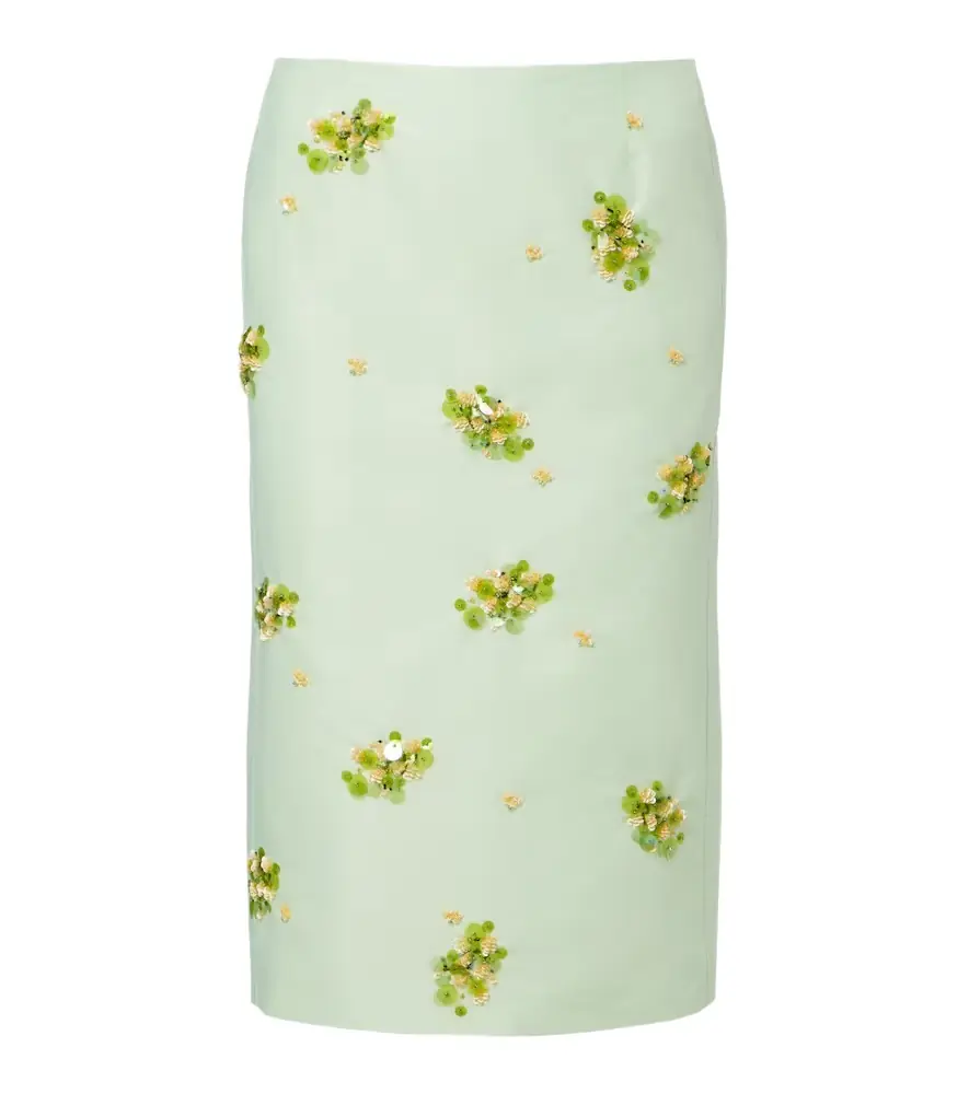 Shushu/Tong Sequined midi skirt
