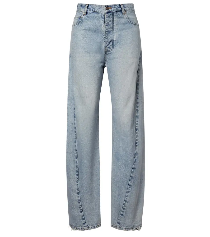 Balenciaga Frayed tapered jeans
