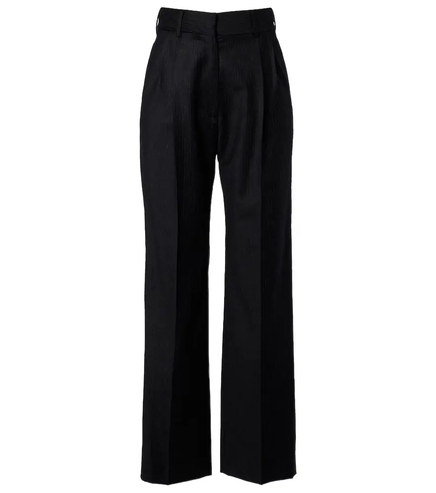 Blaze Milano Blazé Milano Fox wool straight pants
