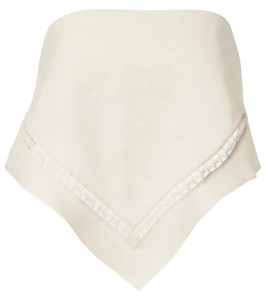 Simkhai Linen-blend top