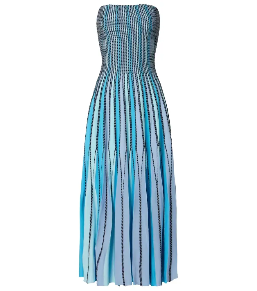 Simkhai Soleil striped midi dress