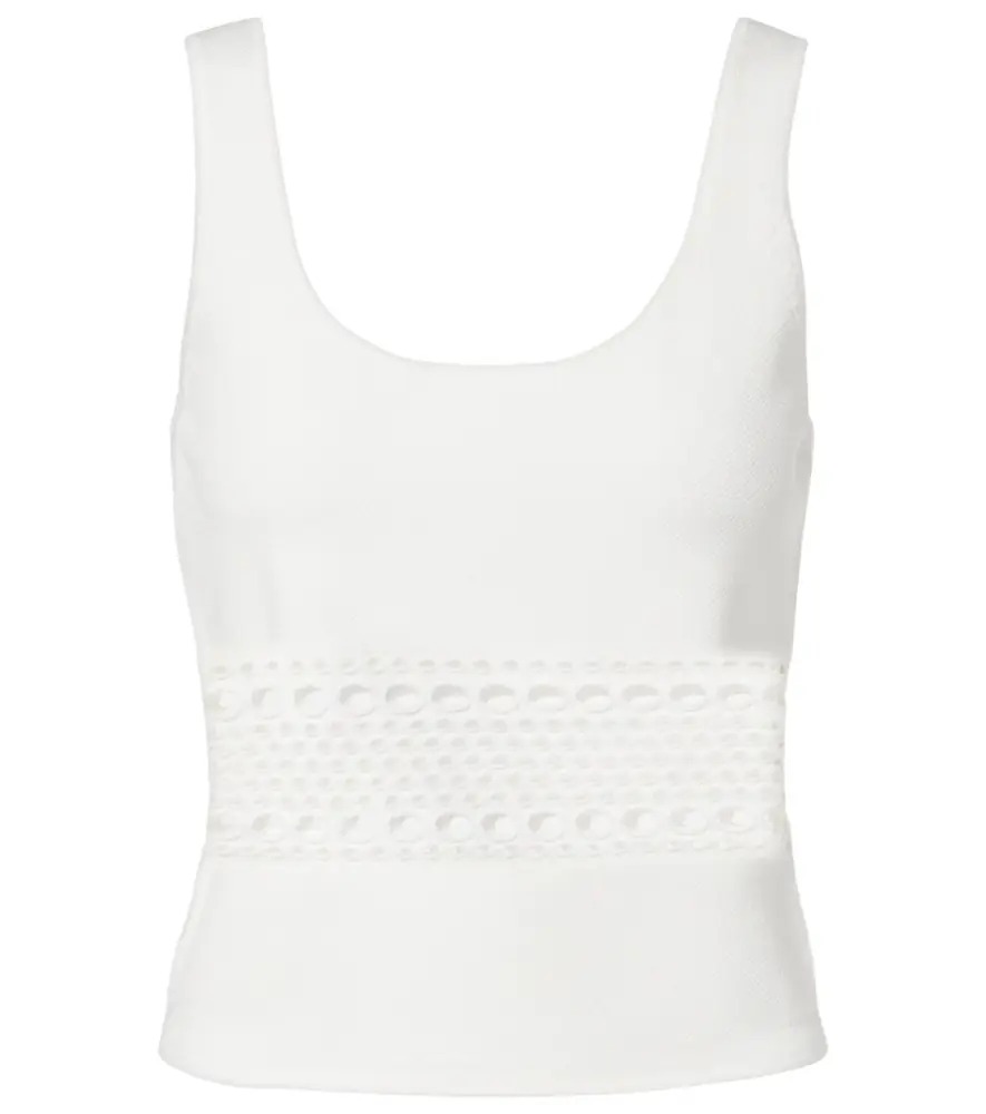 Simkhai Fitzgerald open-knit tank top