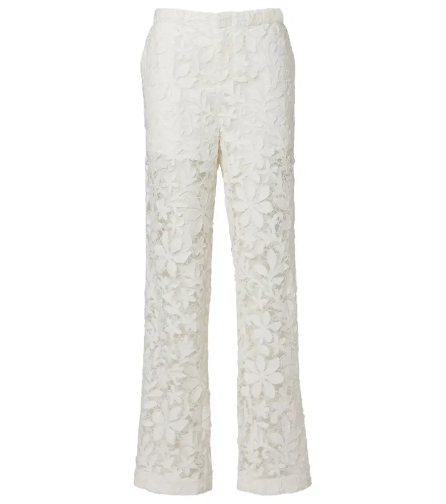 Simkhai Floral lace straight pants