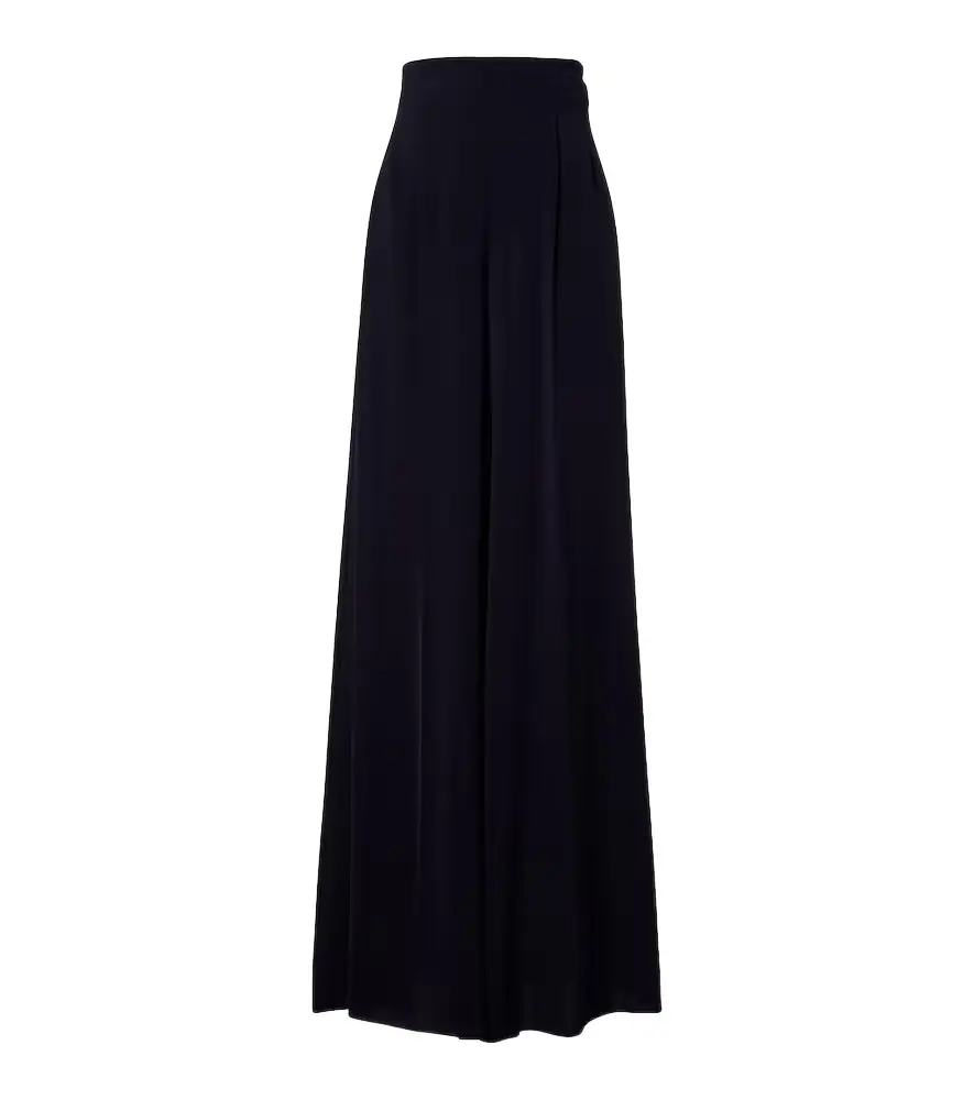 Max Mara High-rise cady wide-leg pants