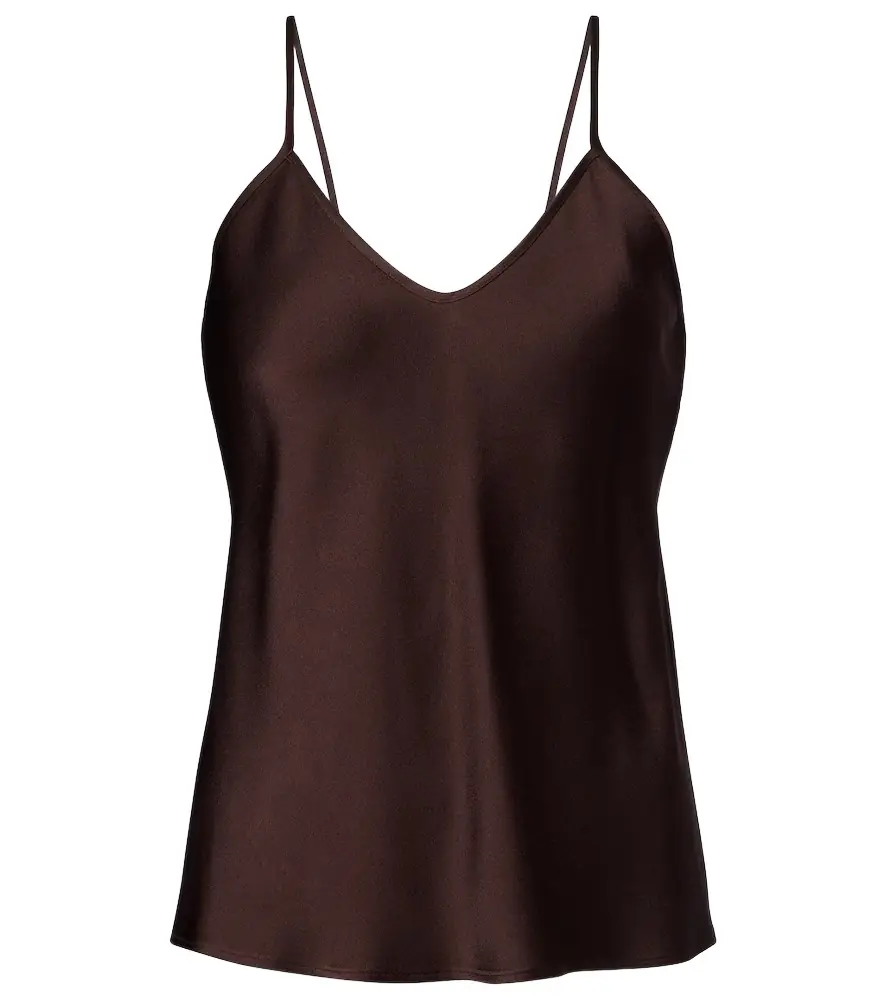 Max Mara Crêpe satin camisole