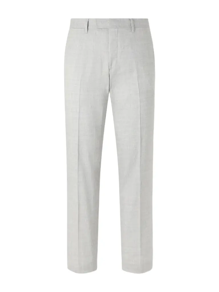 MR P. Straight-Leg Linen and Wool-Blend Suit Trousers - Men