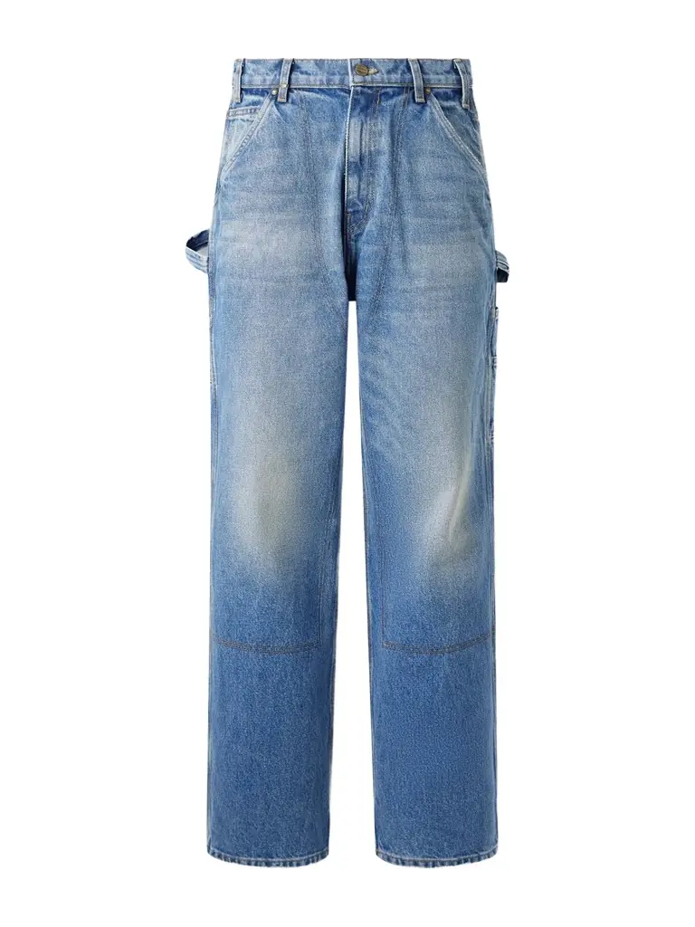 Cherry Los Angeles Paint-Splattered Distressed Straight-Leg Jeans - Men