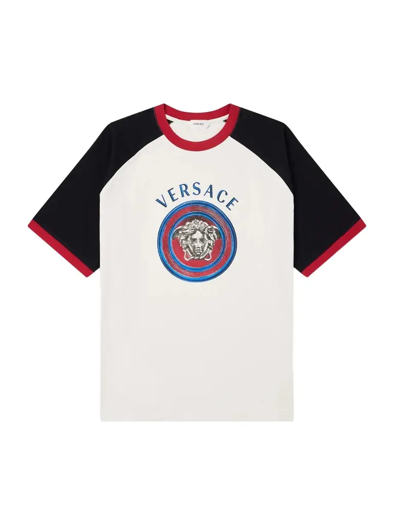 Versace Logo-Print Cotton-Jersey T-Shirt - Men