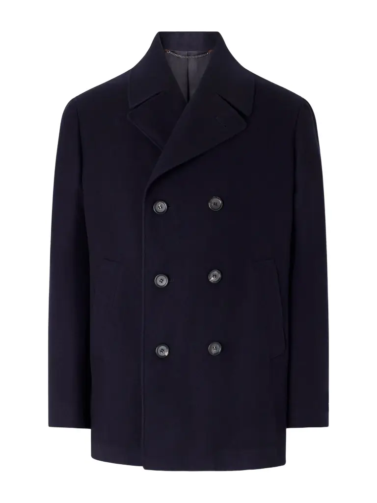 Canali Double-Breasted Wool Jacket - Men