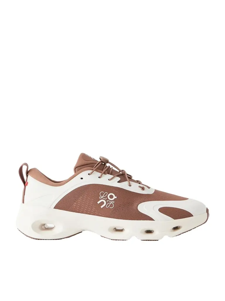 Loewe ON Cloudsolo Rubber-Trimmed Mesh Sneakers - Men