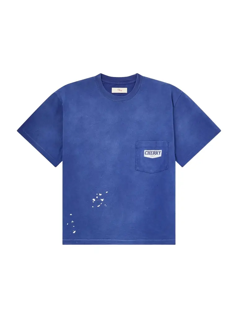 Cherry Los Angeles Paint-Splattered Cotton-Jersey T-Shirt - Men