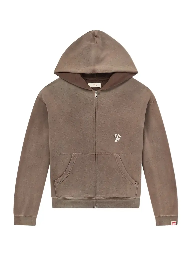 Cherry Los Angeles Logo-Embroidered Paint-Splattered Cotton-Jersey Hoodie - Men