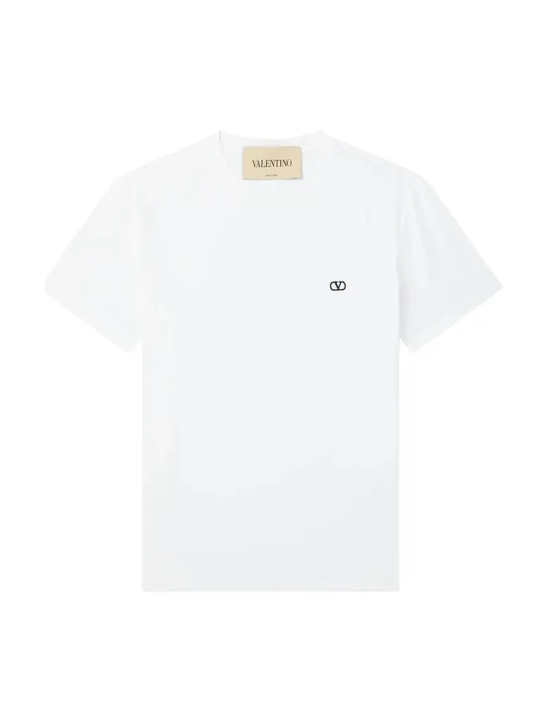 Valentino Garavani Logo-Embroidered Cotton-Jersey T-Shirt - Men