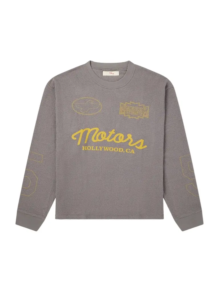 Cherry Los Angeles Logo-Print Cotton-Mesh T-shirt - Men