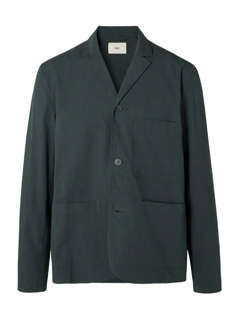 Folk Cotton Suit Jacket - Men