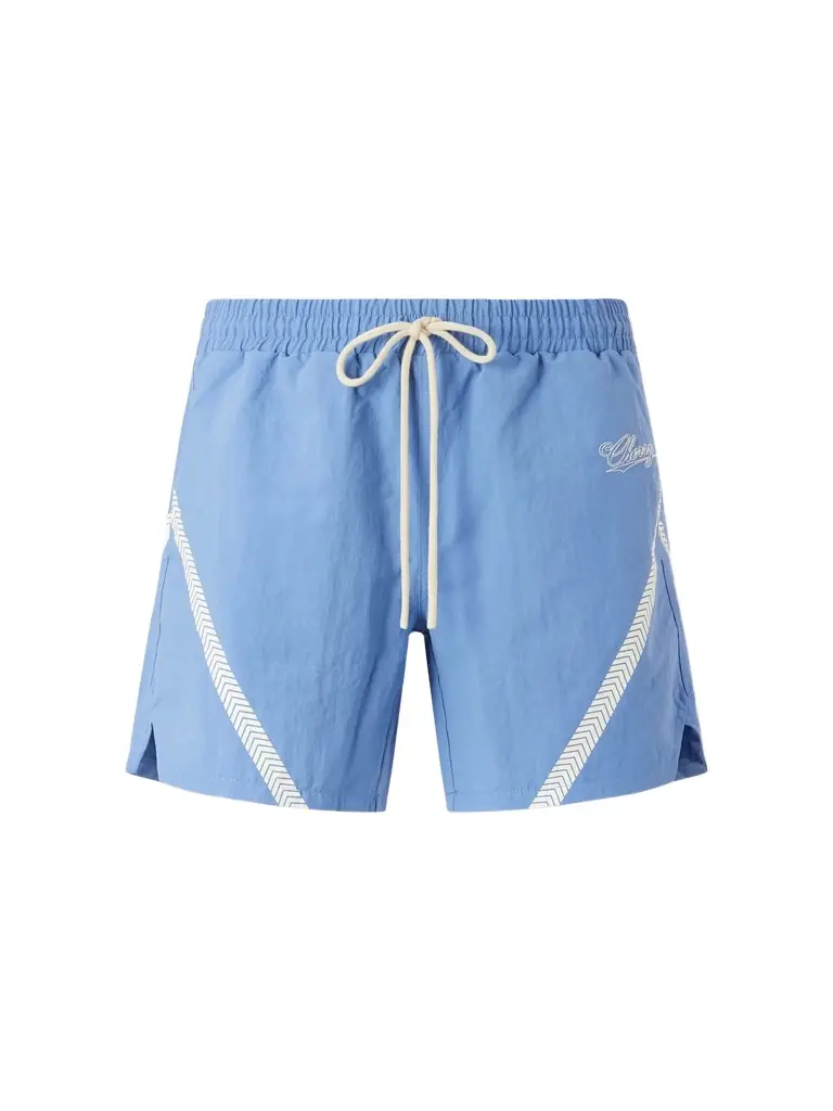 Cherry Los Angeles Logo-Printed Woven Straight-Leg Shorts - Men