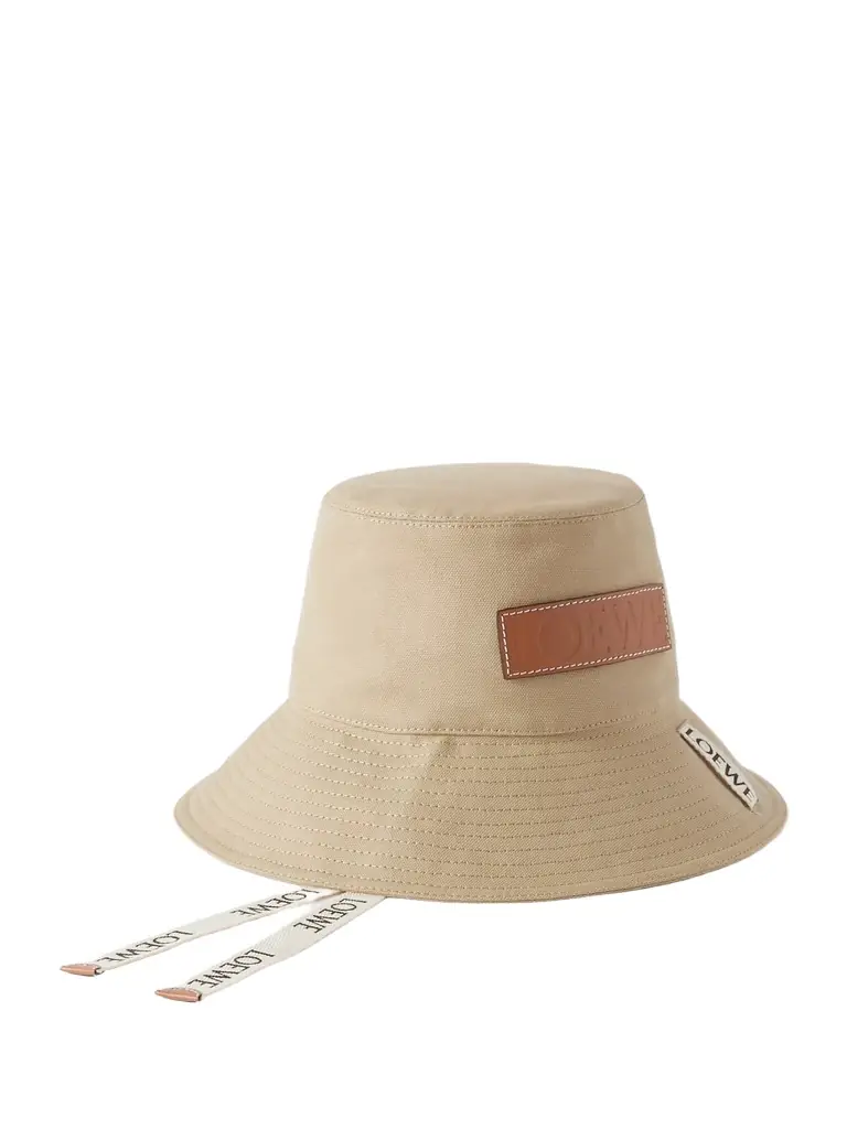 Loewe Paula’s Ibiza Logo-Appliquèd Cotton-Canvas Bucket Hat - Men