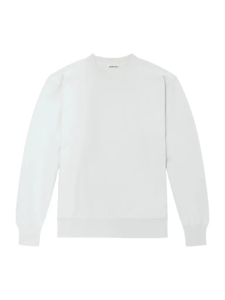 Auralee Cotton-Jersey Sweatshirt - Men