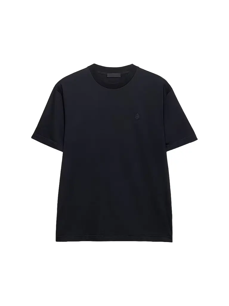 Prada Men's Cotton T-Shirt - Black