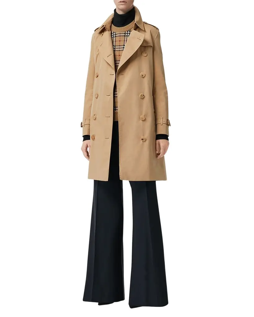 Burberry Kensington Heritage Belted Trench Coat