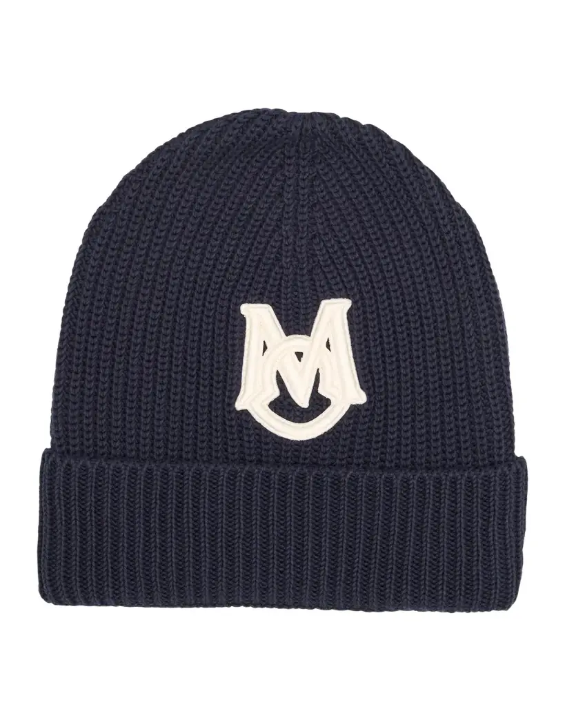 Moncler Men 's Interlock Logo Beanie