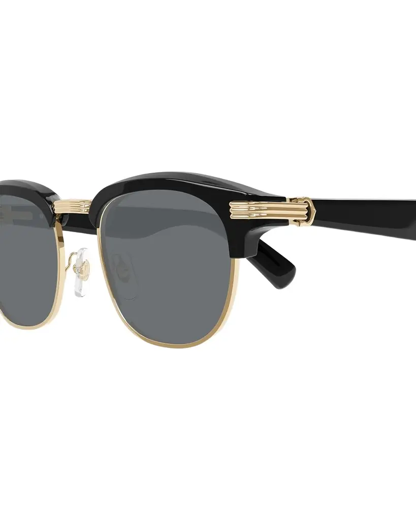 Cartier Men 's Round Two-Tone Sunglasses