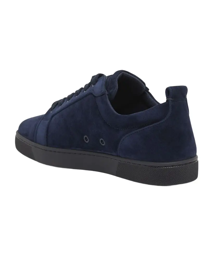 Christian Louboutin Men 's Louis Junior Suede Red Sole Sneakers