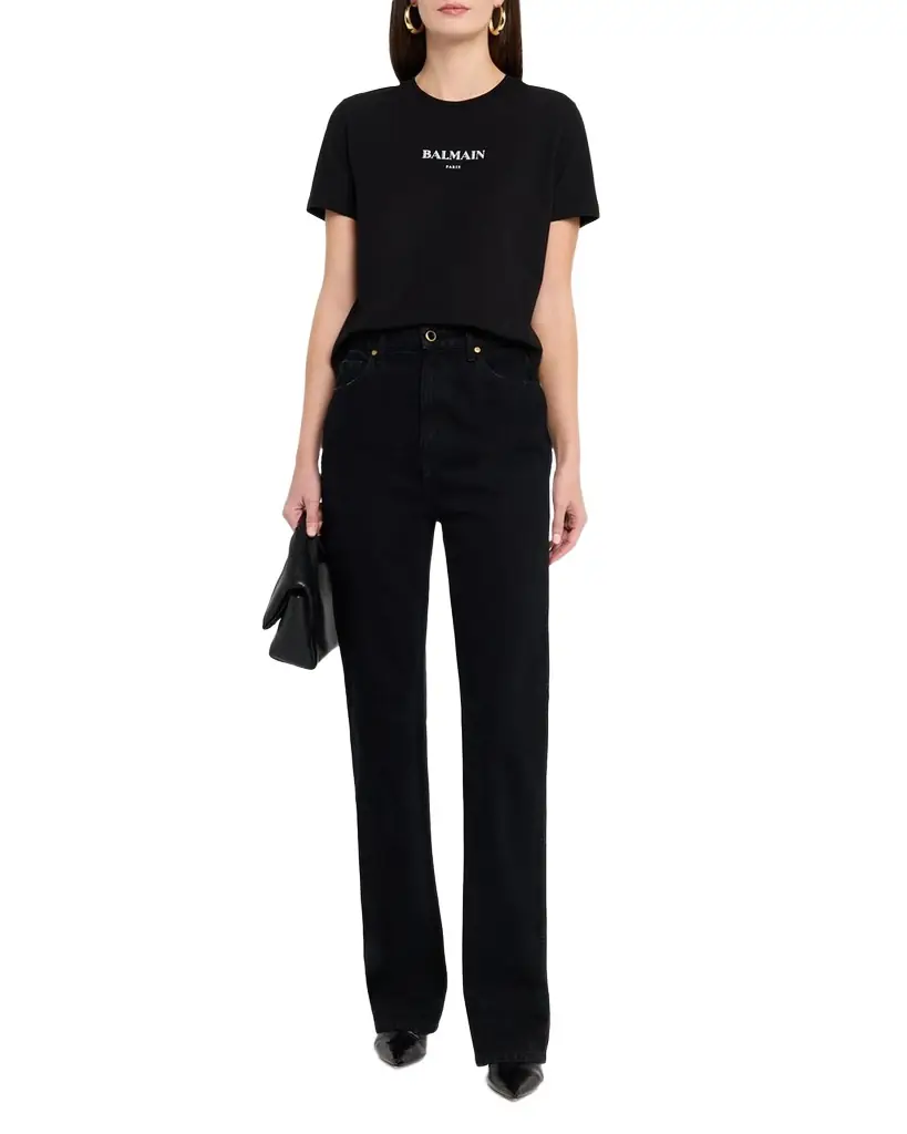 Balmain Logo Graphic Short-Sleeve T-Shirt