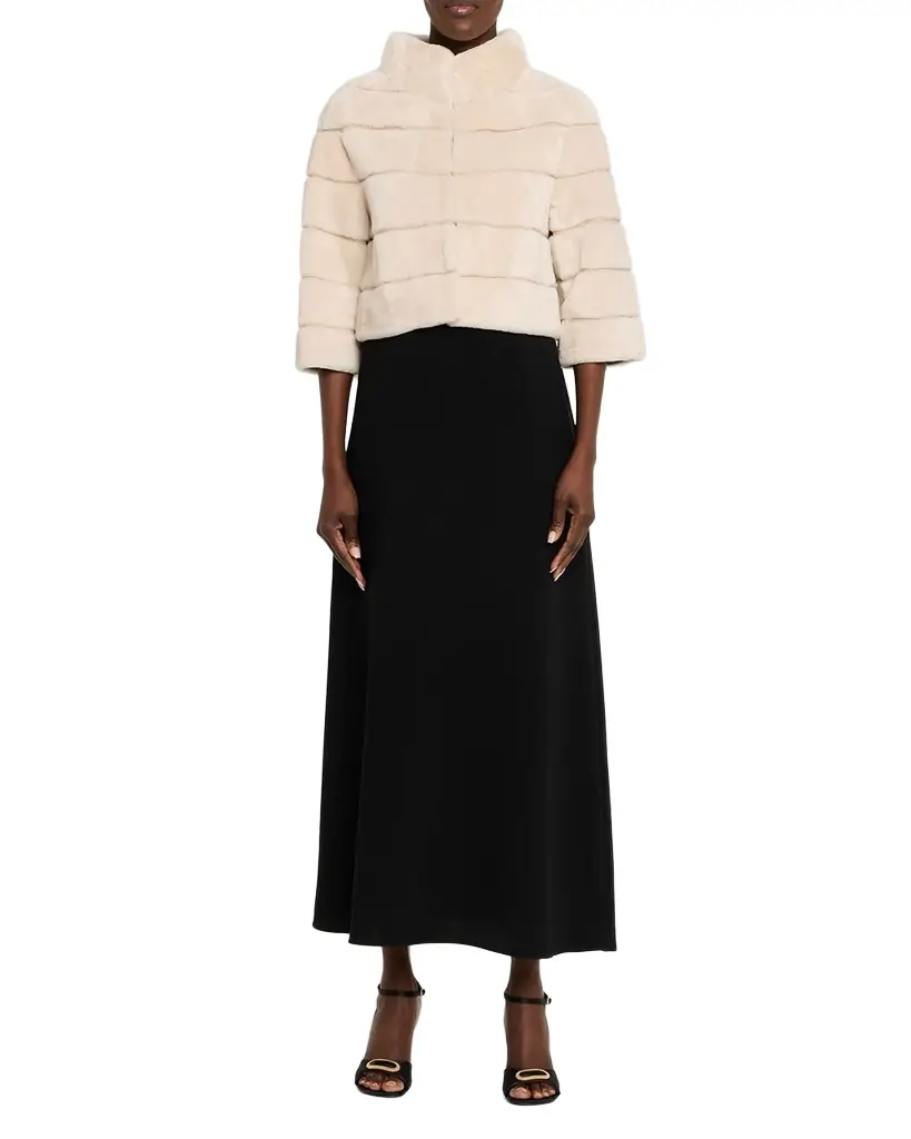 Gorski Lamb Shearling Bolero Jacket
