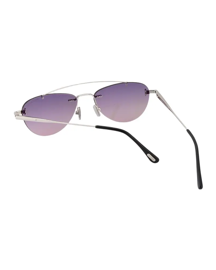 TOM FORD Astor 55MM Aviator Sunglasses