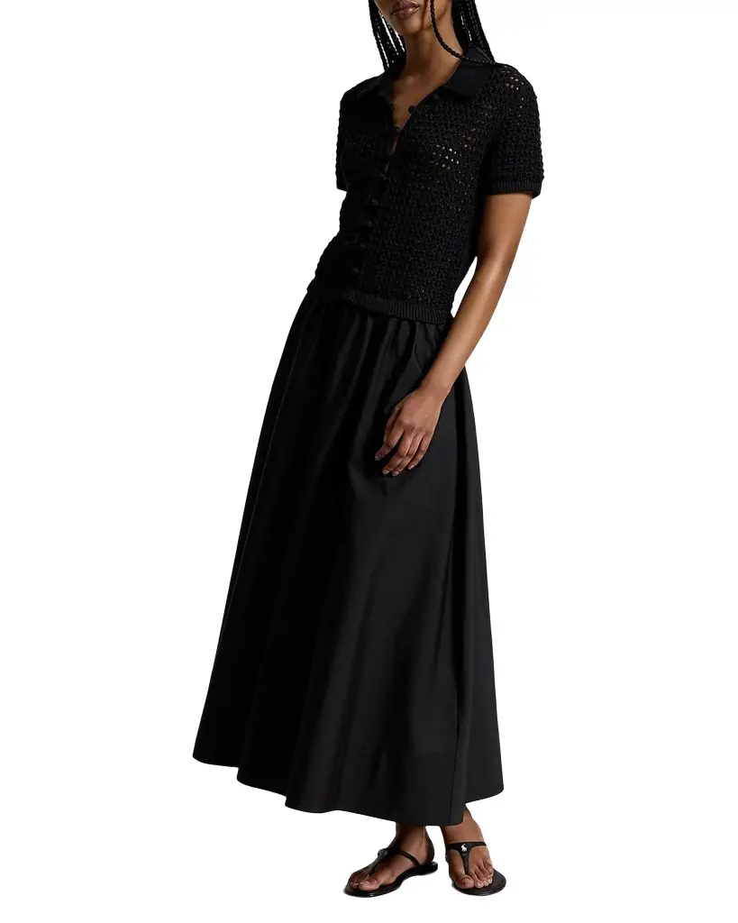 cotton voile midi dress by polo ralph lauren Cotton Voile Midi Dress