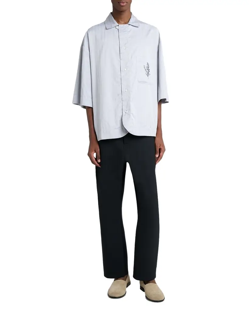Jacquemus Men 's La Chemise Rosamary-Printed Short-Sleeve Shirt