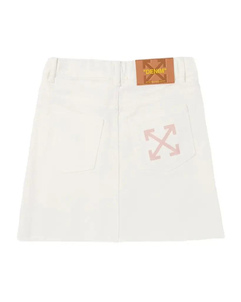 Off-White Girl 's Bookish Arrow Denim Shorts, Size