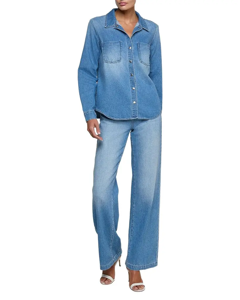 L 'Agence Isla Denim Shirt