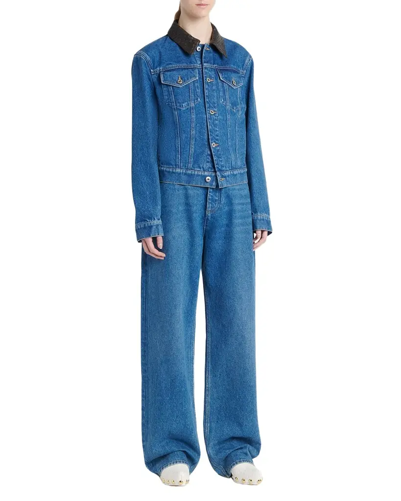 Bottega Veneta High-Waisted Wide-Leg Jeans
