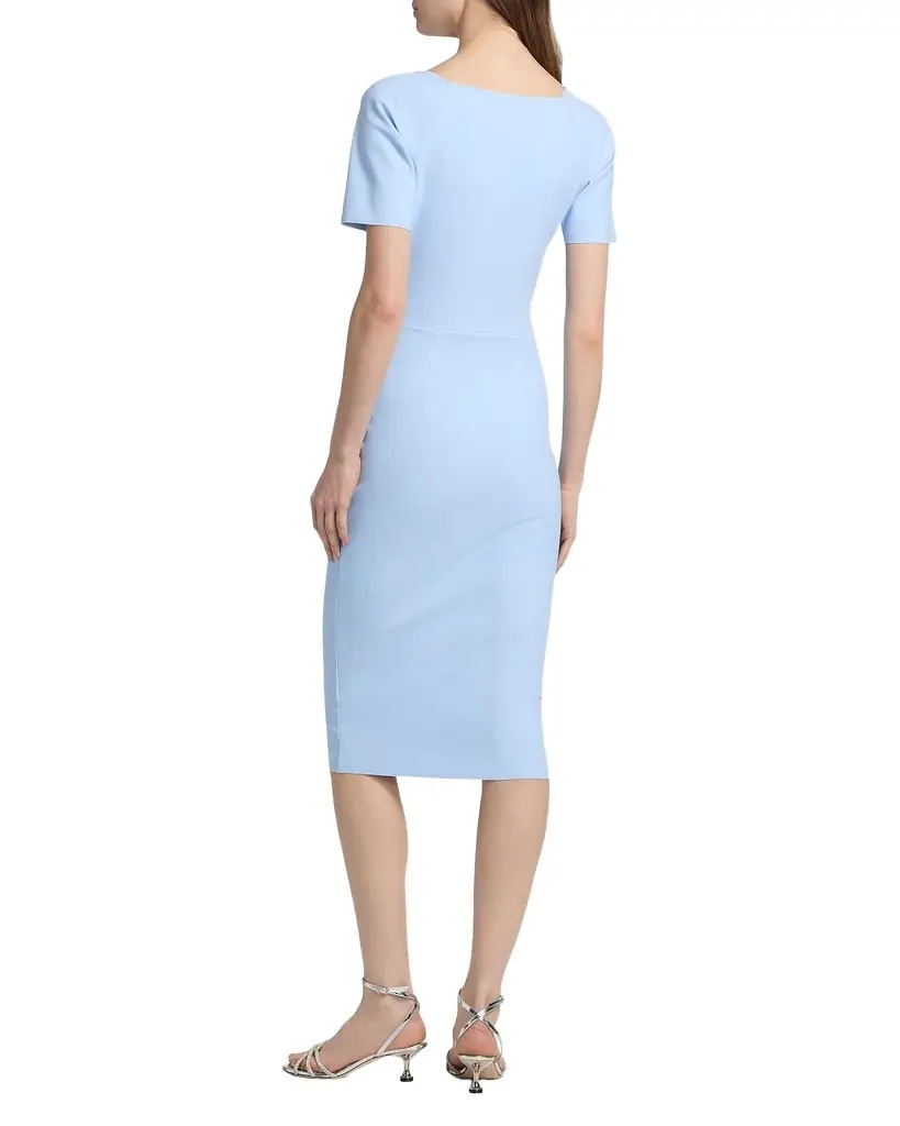 Chiara Boni La Petite Robe Molai Crystal-Embellished Midi Sheath Dress