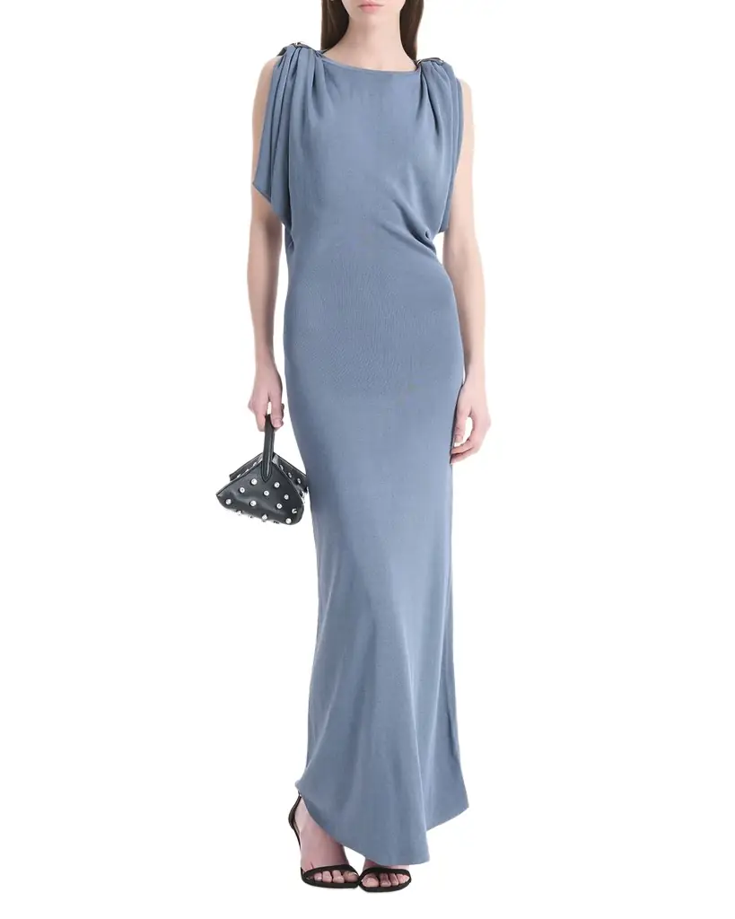 Altuzarra Henderson Draped Sleeveless Maxi Dress