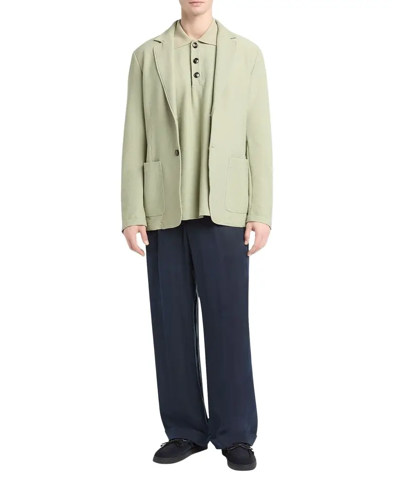 Giorgio Armani Men 's Seersucker Patch-Pocket Blazer